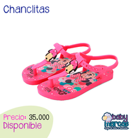 Chanclas Minnie Fucsia